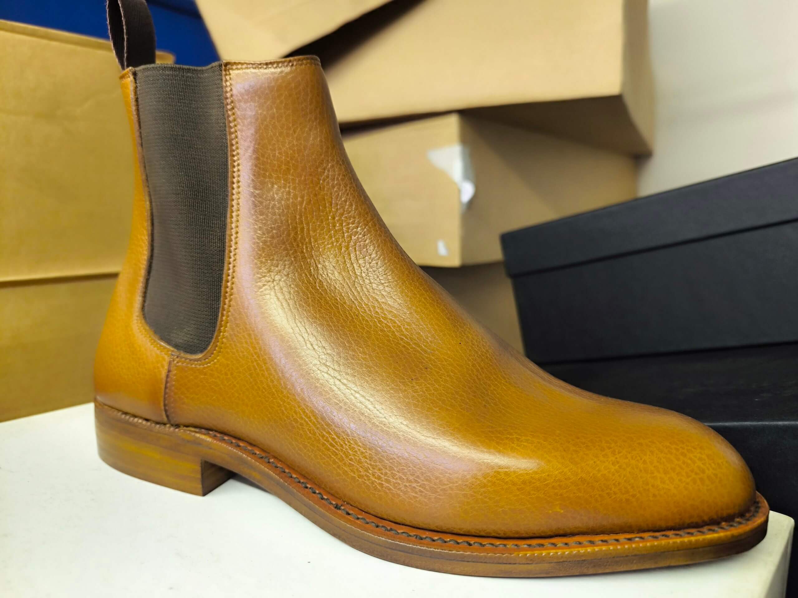 カントリーカーフの質感