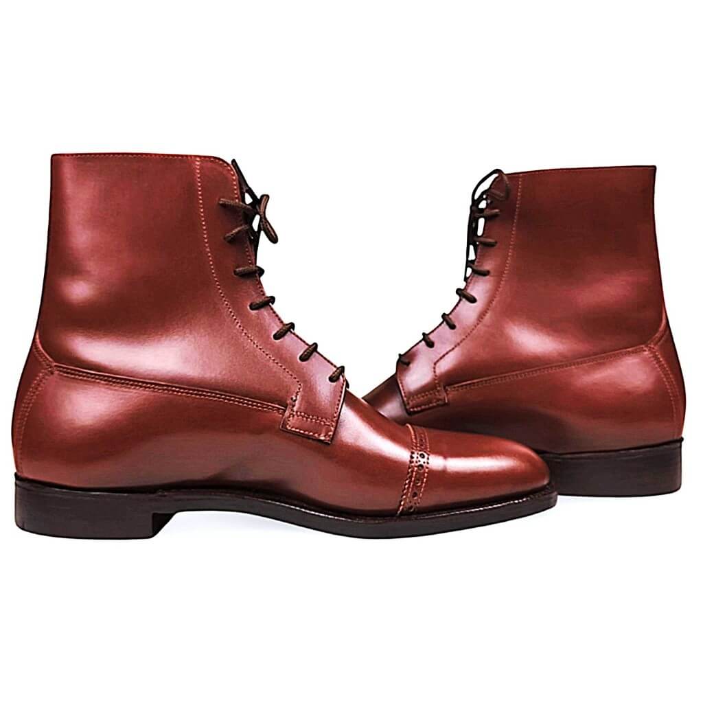 シュナイダーブーツ パドックブーツ サイドから見たペアの全体シルエット