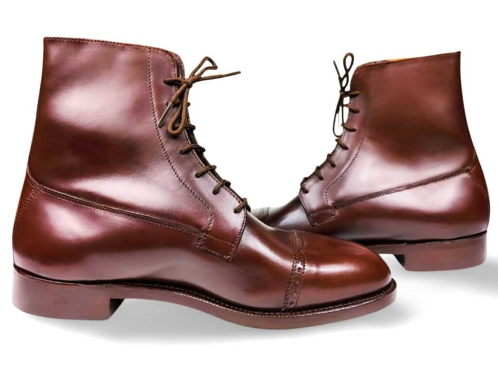 シュナイダーブーツ パドックブーツ ペアのサイドビュー